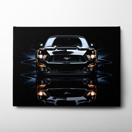 Ford Mustang Blue Phantom Wall Art
