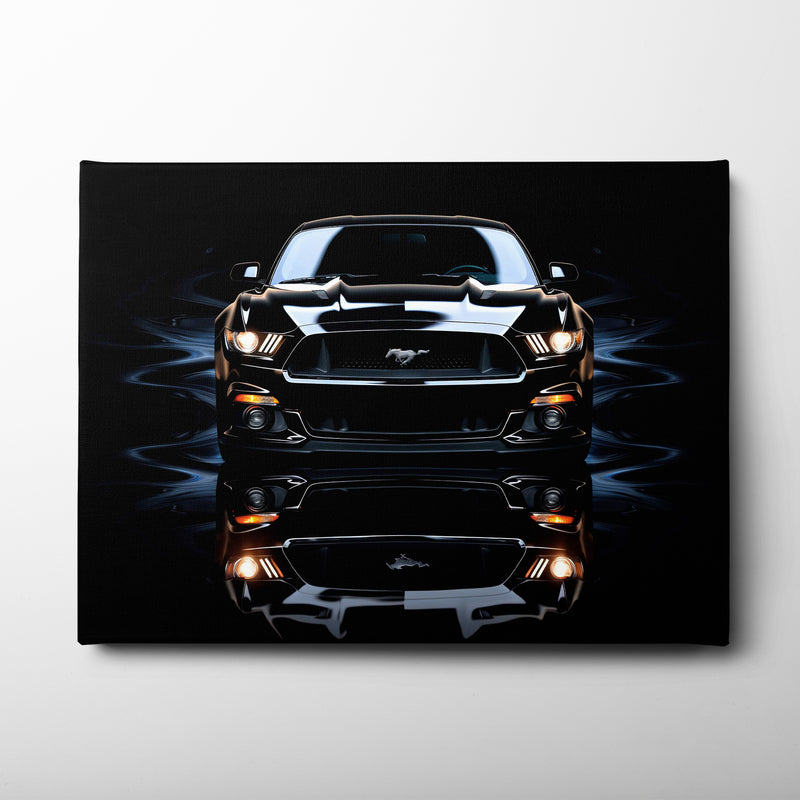 Ford Mustang Blue Phantom Wall Art