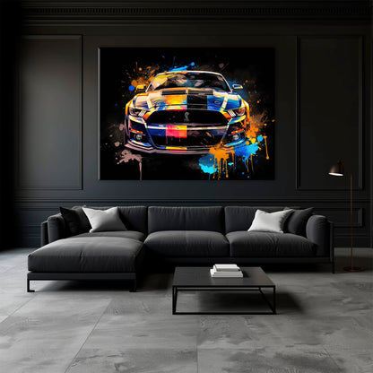 Ford Mustang Shelby GT500 Rush Wall Art