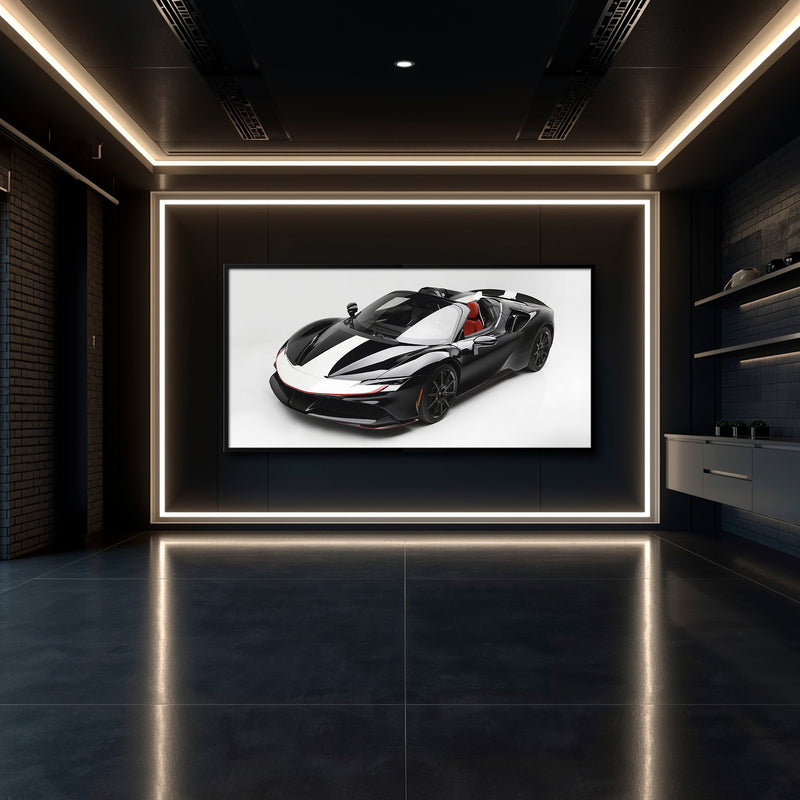Ferrari SF90 Spider Wall Art Supercar Canvas Print