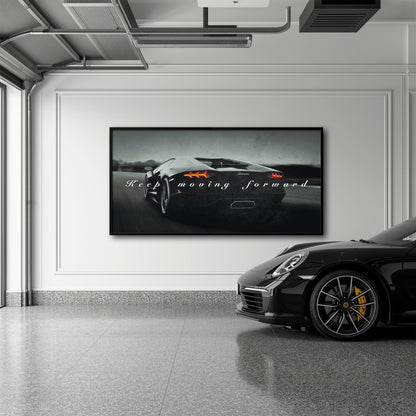 Lamborghini Aventador Wall Art Motivational Supercar Canvas