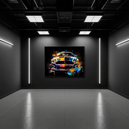 Ford Mustang Shelby GT500 Rush Wall Art