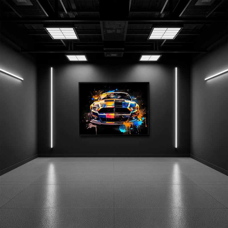 Ford Mustang Shelby GT500 Rush Wall Art