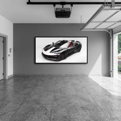 Ferrari SF90 Spider Wall Art Supercar Canvas Print