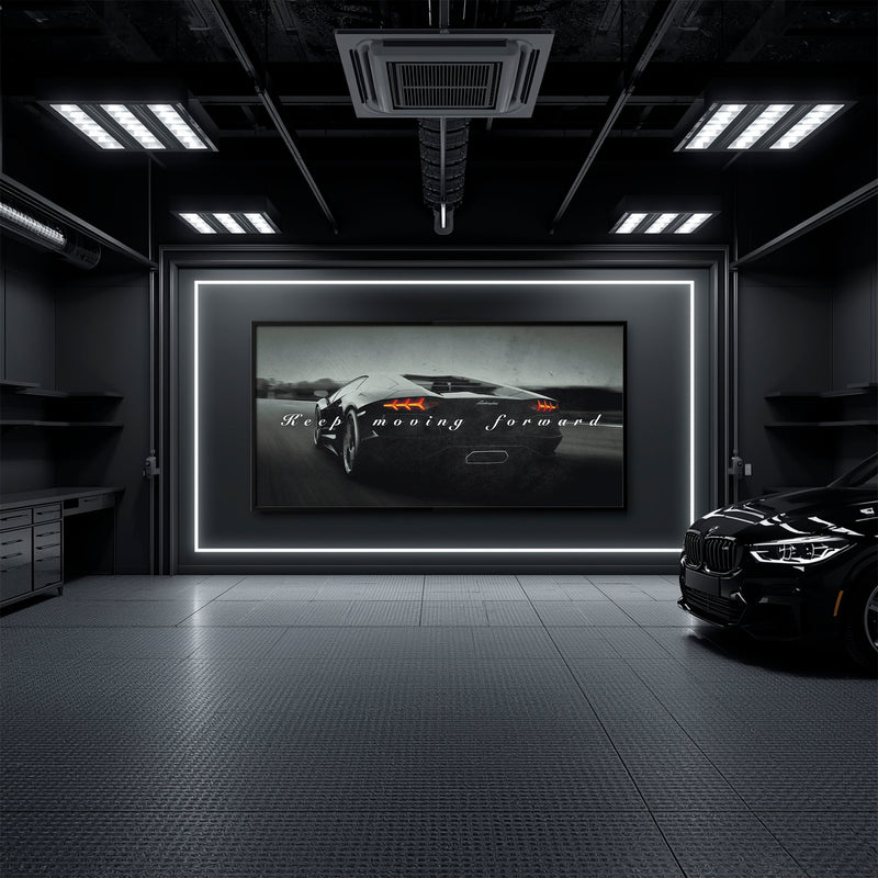 Lamborghini Aventador Wall Art Motivational Supercar Canvas