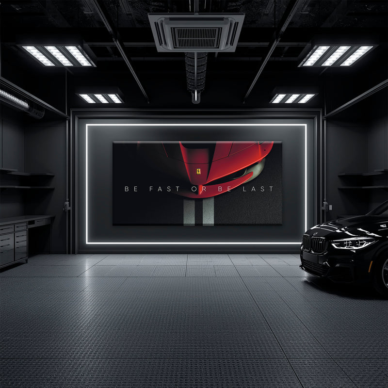 Ferrari Be Fast or Be Last Wall Art
