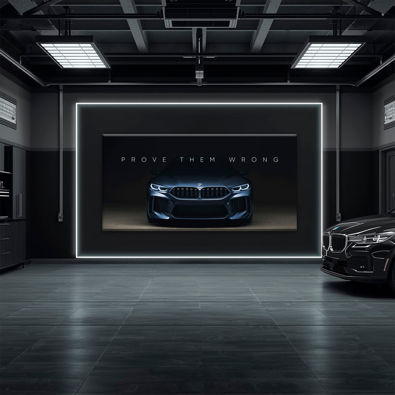 BMW M8 Prove Them Wrong Wall Art