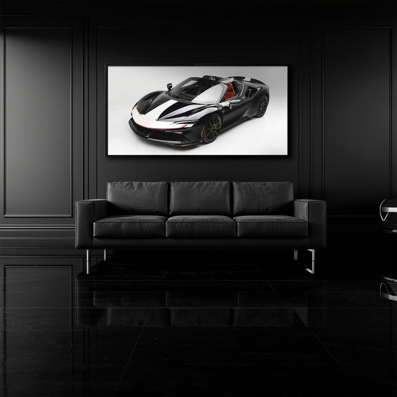 Ferrari SF90 Spider Wall Art Supercar Canvas Print