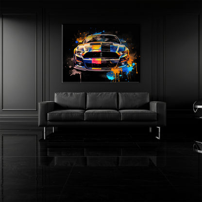 Ford Mustang Shelby GT500 Rush Wall Art