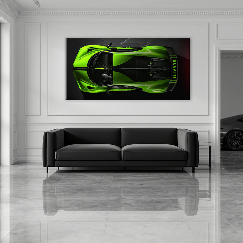 Bugatti Neon Charge Wall Art