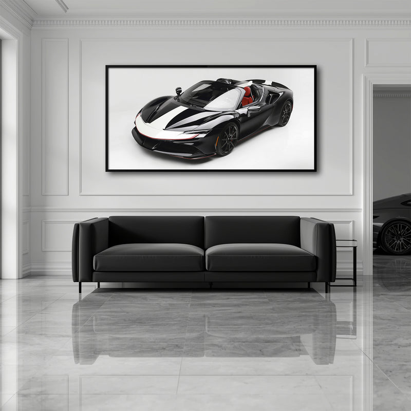 Ferrari SF90 Spider Wall Art Supercar Canvas Print