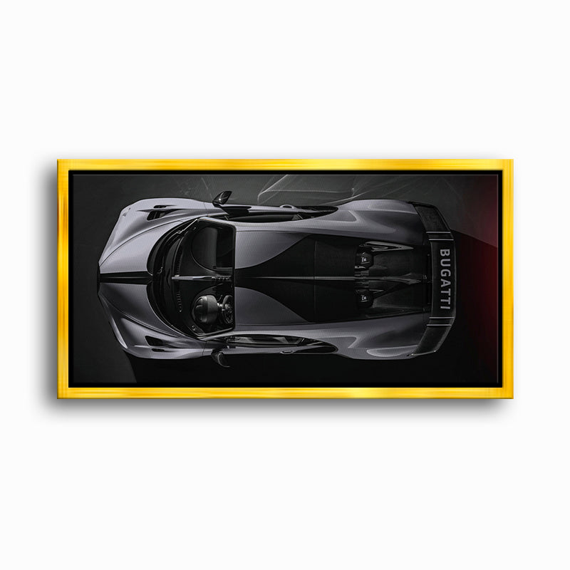 Bugatti Silver Phantom Wall Art