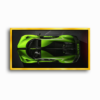 Bugatti Neon Charge Wall Art