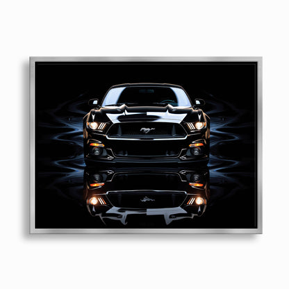 Ford Mustang Blue Phantom Wall Art