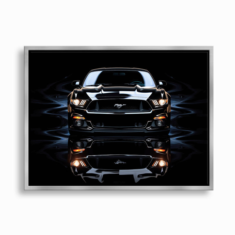 Ford Mustang Blue Phantom Wall Art