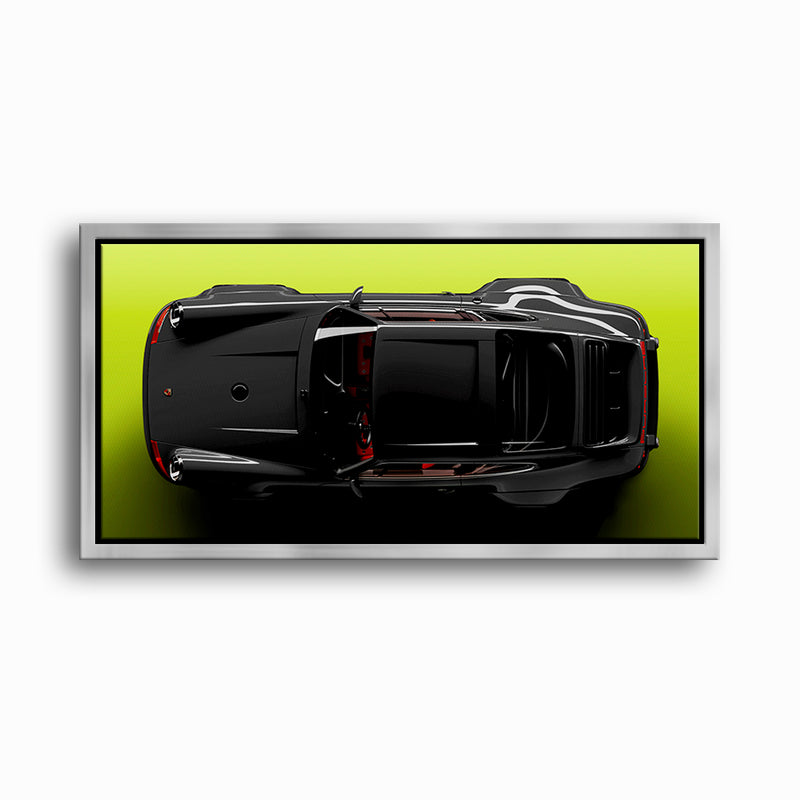 Porsche 911 Greenline Shadow Wall Art