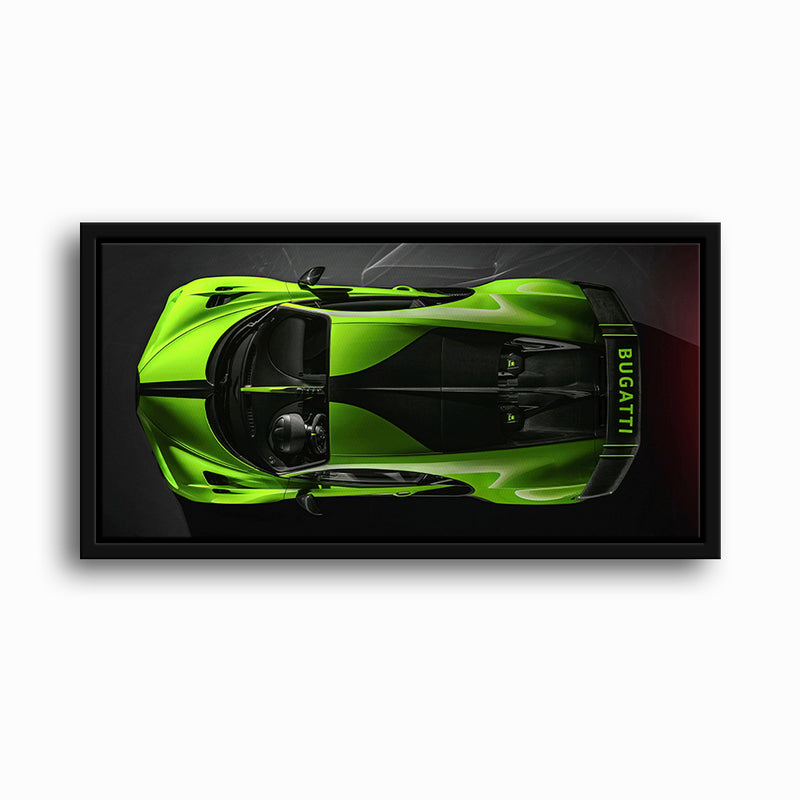 Bugatti Neon Charge Wall Art