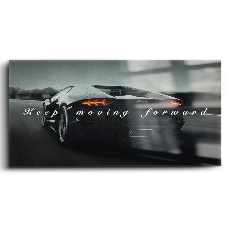 Lamborghini Aventador Wall Art Motivational Supercar Canvas