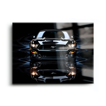 Ford Mustang Blue Phantom Wall Art