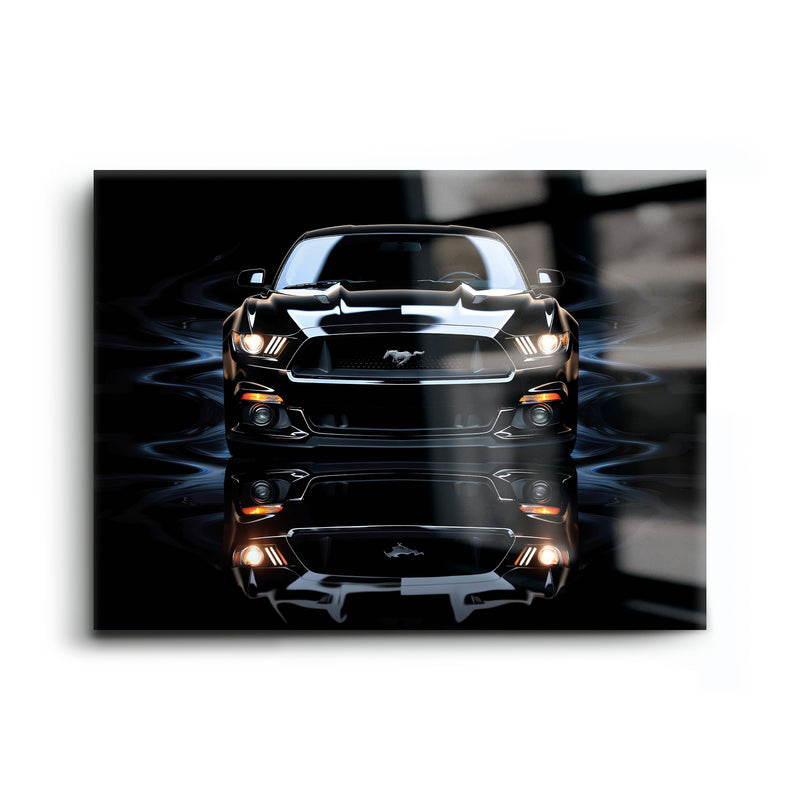 Ford Mustang Blue Phantom Wall Art