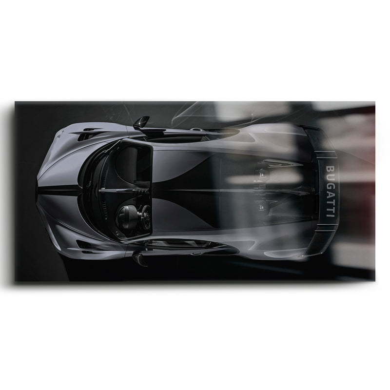 Bugatti Silver Phantom Wall Art