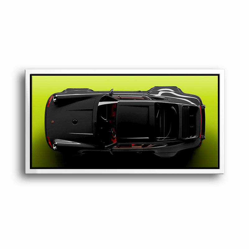 Porsche 911 Greenline Shadow Wall Art