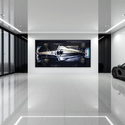 F1 Mercedes-AMG W09 EQ Power+ Silver Arrow Wall Art