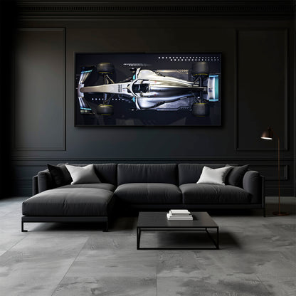 F1 Mercedes-AMG W09 EQ Power+ Silver Arrow Wall Art