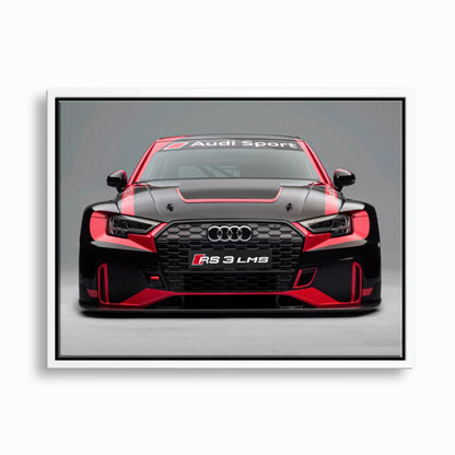 Audi RS 3 LMS Racing Wall Art Sport Car Canvas