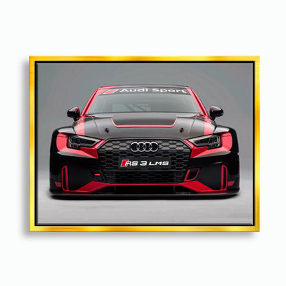 Audi RS 3 LMS Racing Wall Art Sport Car Canvas