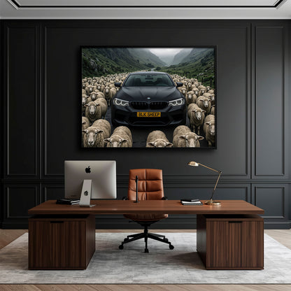 BMW canvas print for car lovers and automotive enthusiasts
