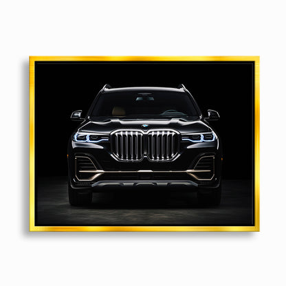 Black BMW X7 Midnight Grille Wall Art