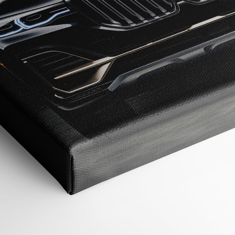 Black BMW X7 Midnight Grille Wall Art
