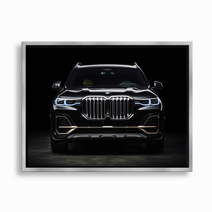 Black BMW X7 Midnight Grille Wall Art