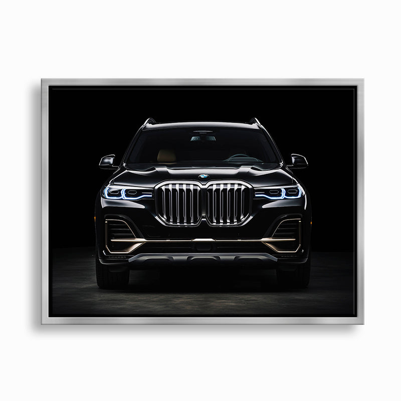 Black BMW X7 Midnight Grille Wall Art