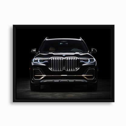 Black BMW X7 Midnight Grille Wall Art
