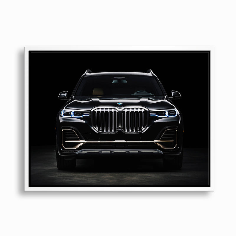 Black BMW X7 Midnight Grille Wall Art
