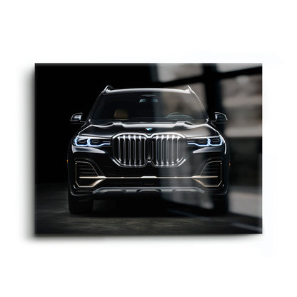 Black BMW X7 Midnight Grille Wall Art