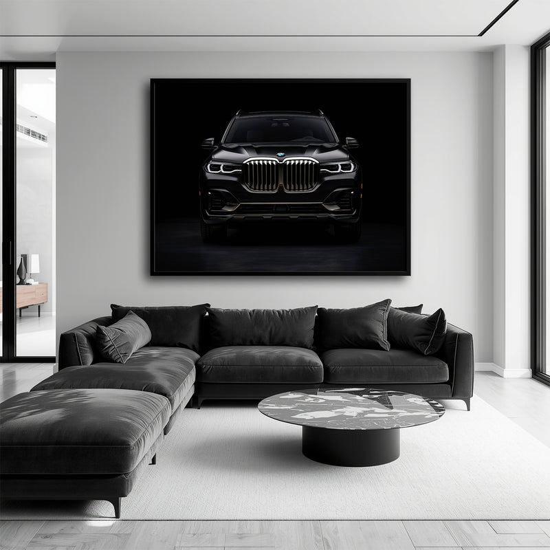 BMW X7 Shadow Sovereign Wall Art