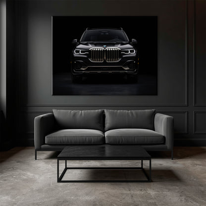 BMW X7 Shadow Sovereign Wall Art