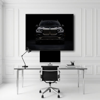 BMW X7 Shadow Sovereign Wall Art