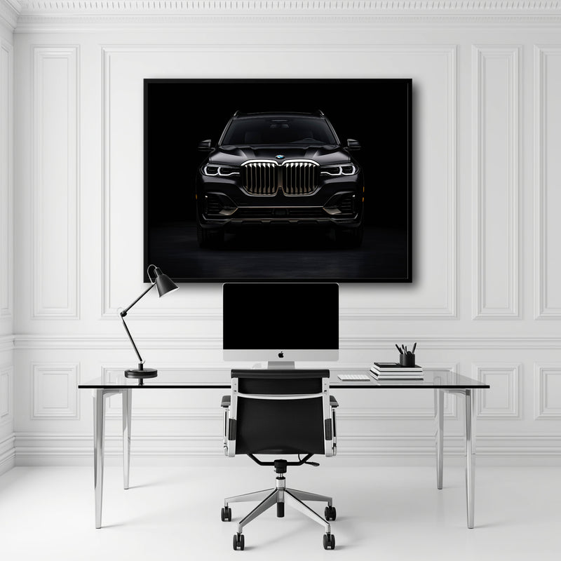 BMW X7 Shadow Sovereign Wall Art