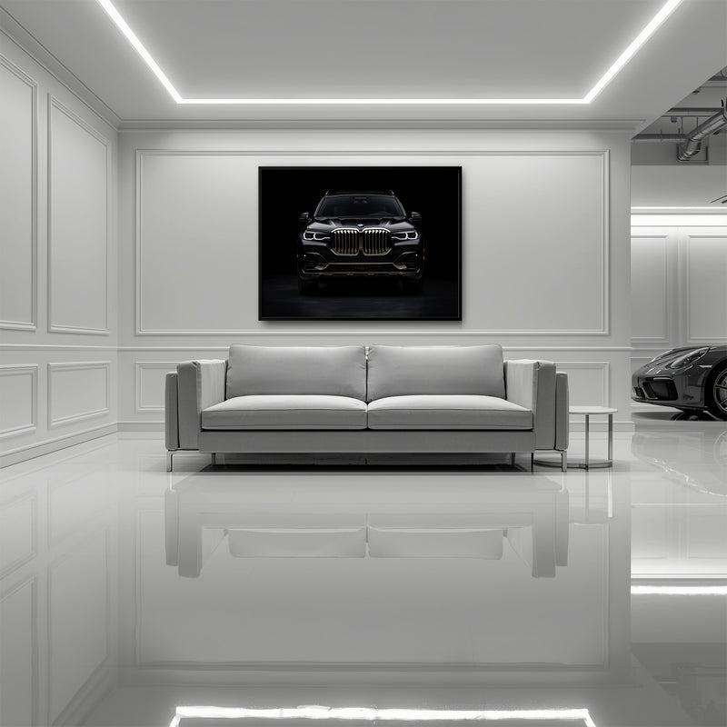 BMW X7 Shadow Sovereign Wall Art