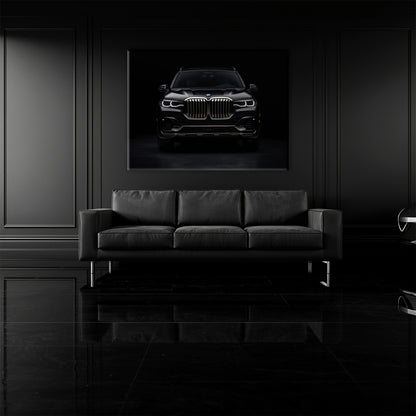 BMW X7 Shadow Sovereign Wall Art