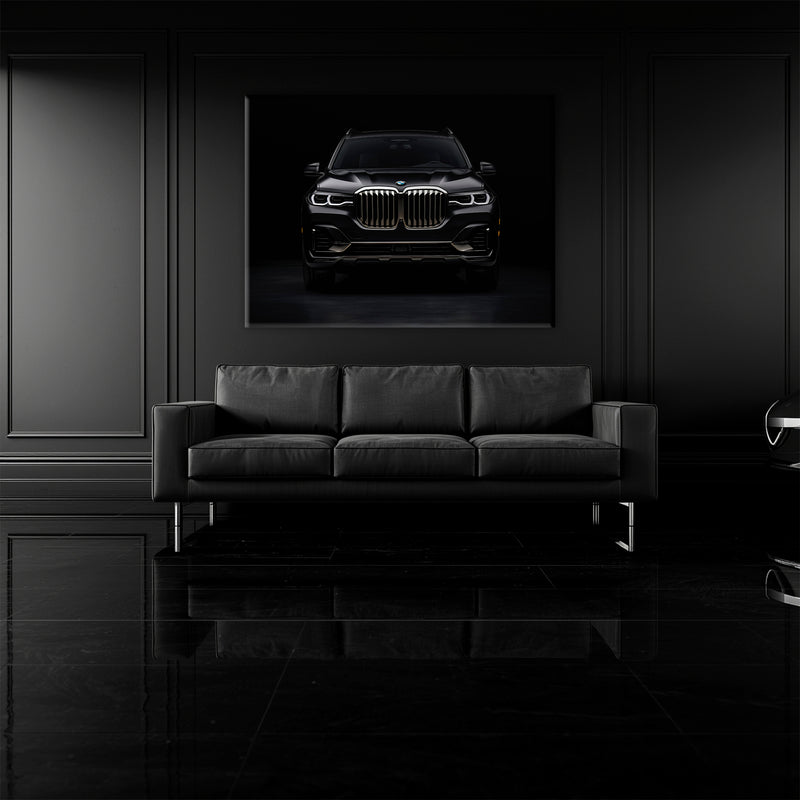 BMW X7 Shadow Sovereign Wall Art