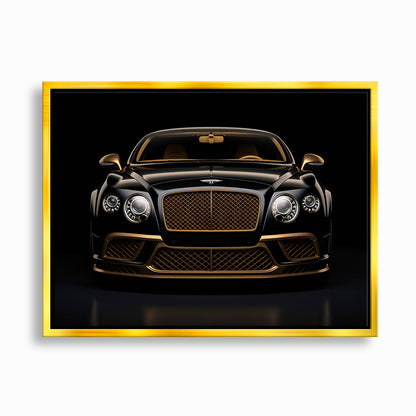 Bentley Continental GT Black Gold Wall Art
