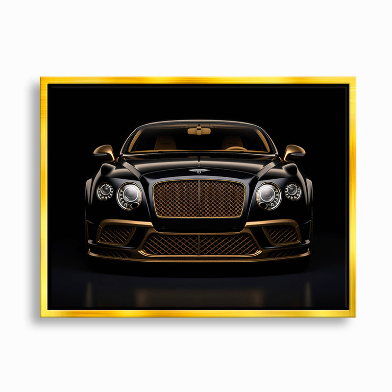 Bentley Continental GT Black Gold Wall Art