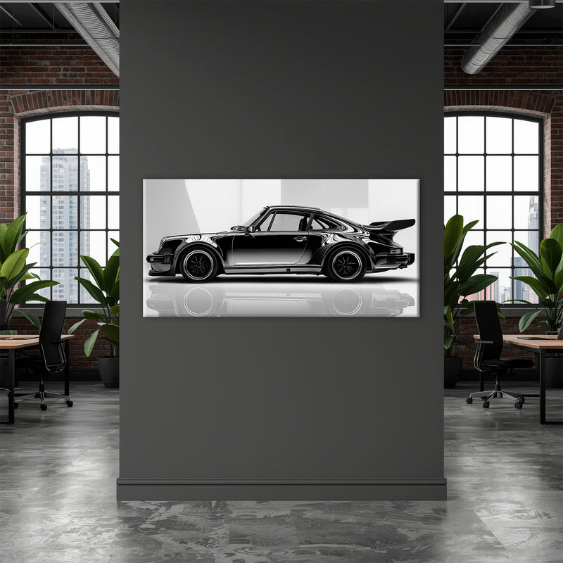 Porsche 911 Turbo Shadow Profile Wall Art
