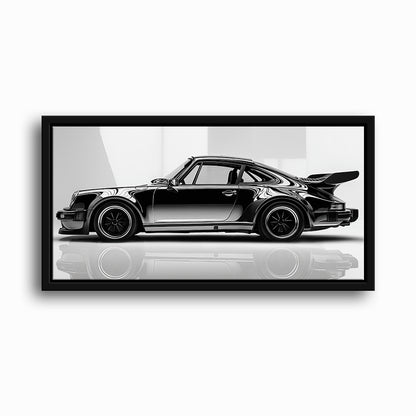 Porsche 911 Turbo Shadow Profile Wall Art