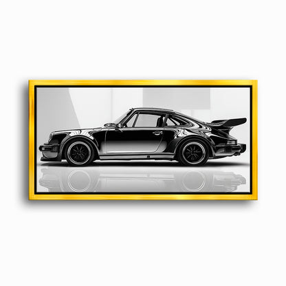 Porsche 911 Turbo Shadow Profile Wall Art